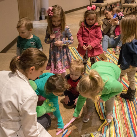 children at the dental office